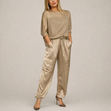 Clara - Conjunto Cargo de Cetim Laxo