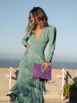 Amália - Vestido Maxi Elegante