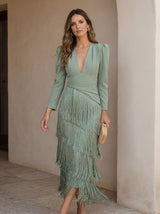 Amália - Vestido Maxi Elegante