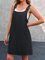 Irís - Vestido de Alças em Denim Casual