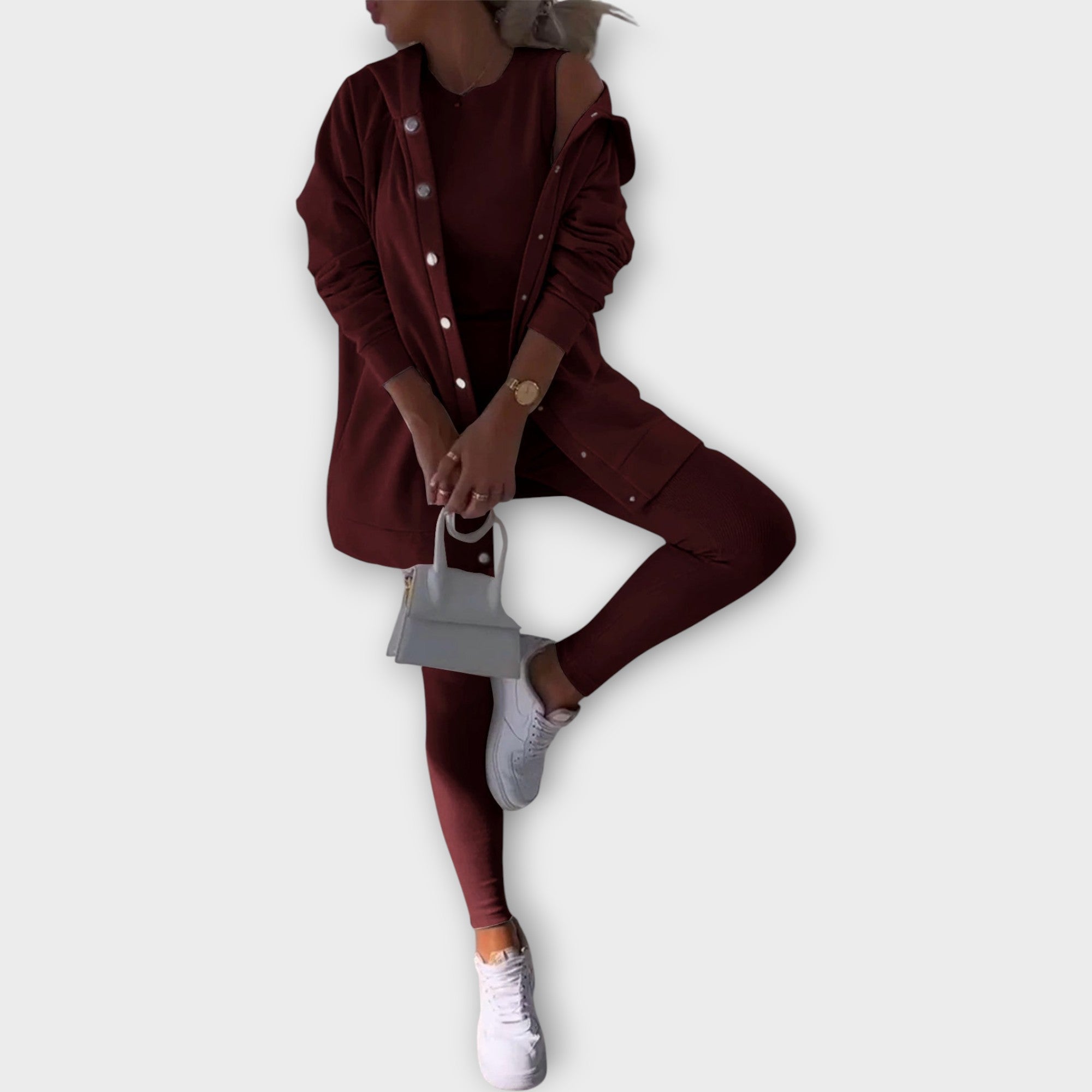 Chic Lounge Set: Brezskrbna Dvodelna Komplet