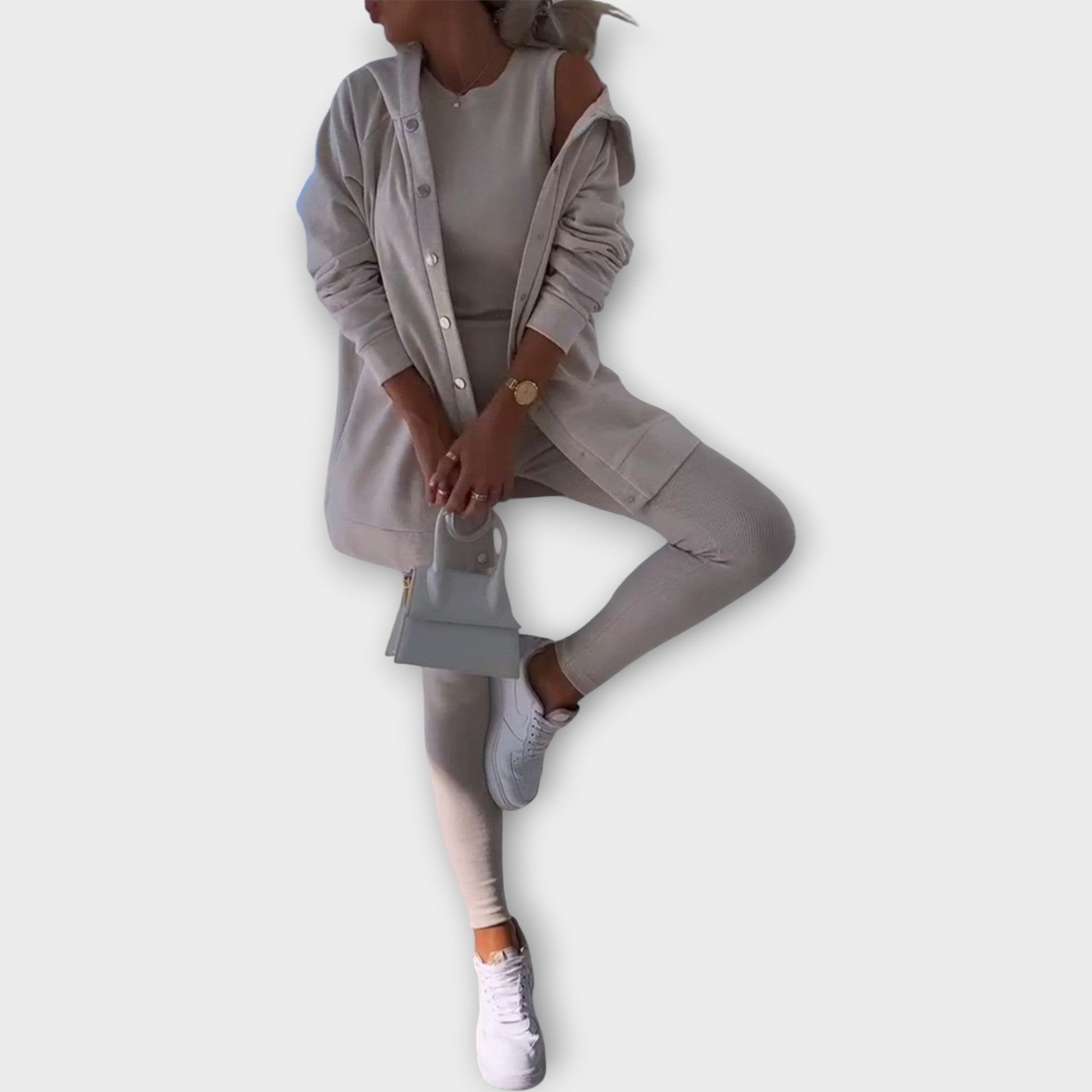 Chic Lounge Set: Brezskrbna Dvodelna Komplet