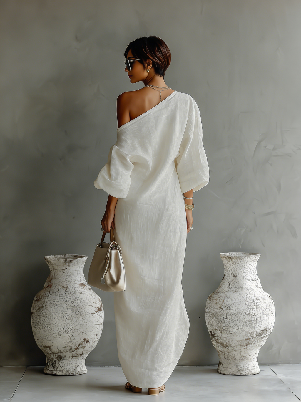 Andreia - Vestido elegante e fluido