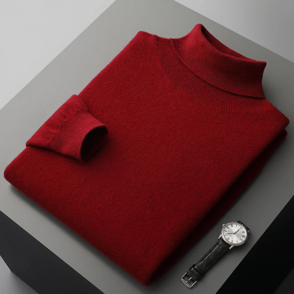 Cagliari Merino Wool Turtleneck Sweater