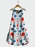 Vestido com Estampa Floral