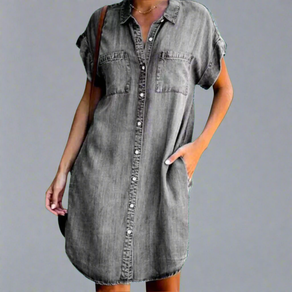 Mini obleka iz prilagodljivega materiala