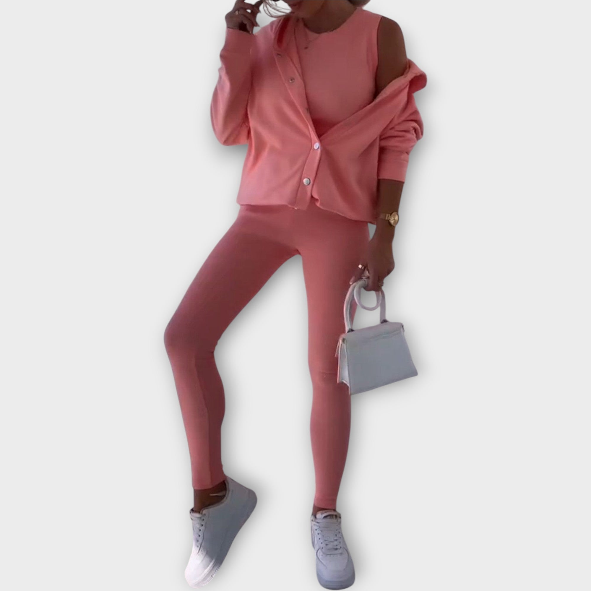 Chic Lounge Set: Brezskrbna Dvodelna Komplet