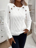 Francisca - Camisola de Malha com Botões