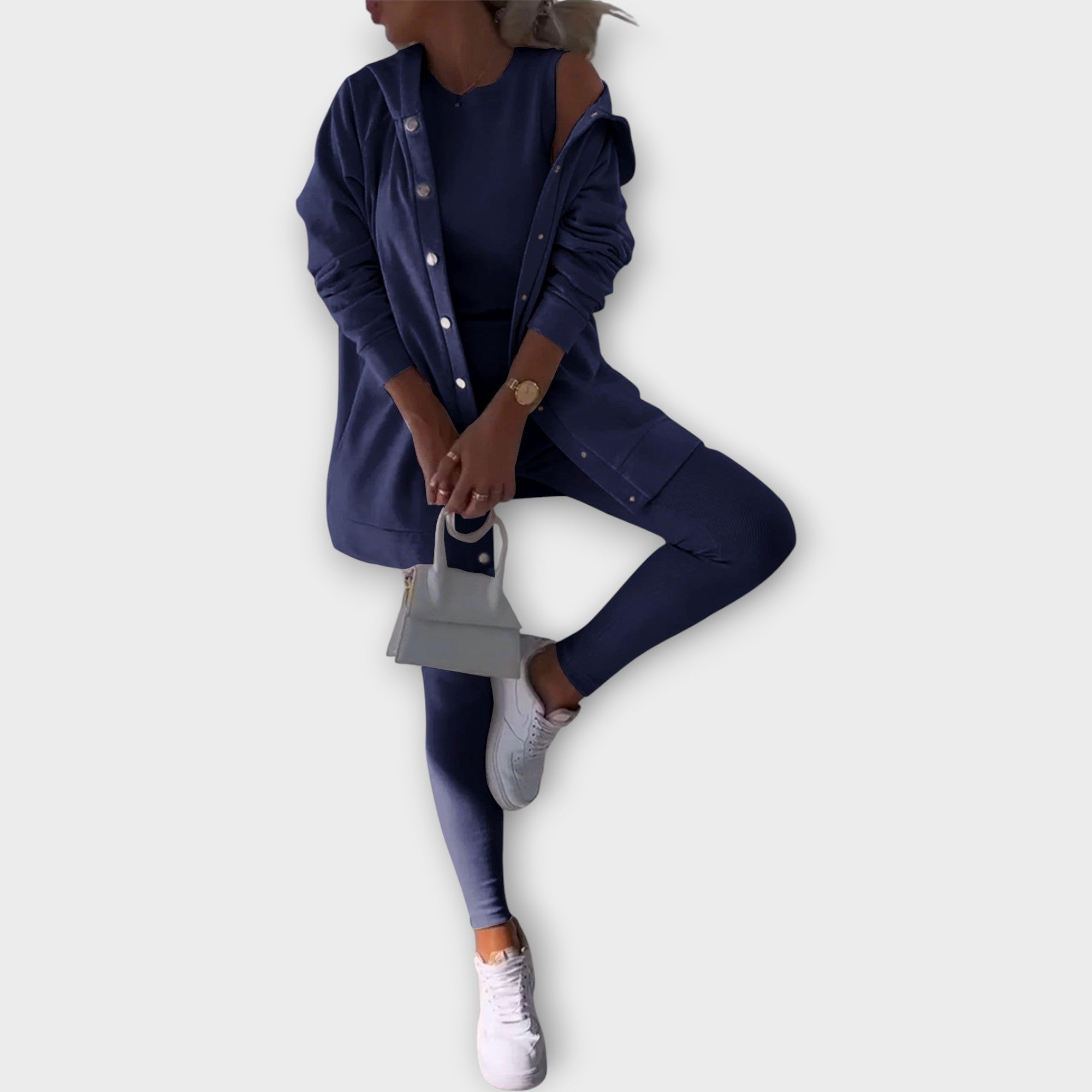 Chic Lounge Set: Brezskrbna Dvodelna Komplet