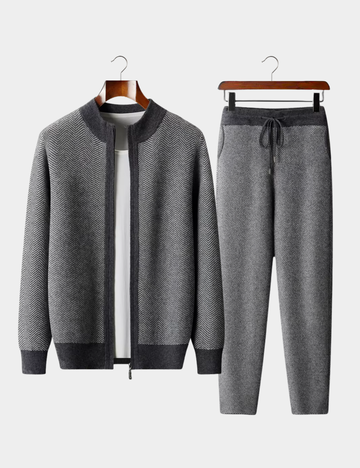 Stil Celje™ | Komplet iz najfinejše merino volne z vzorcem