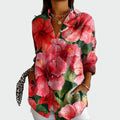 Camisa estilosa com estampa floral