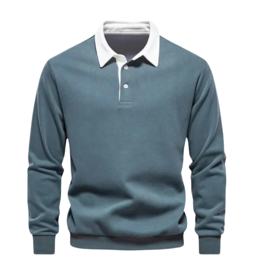 Adrian Casual Polo Sweater