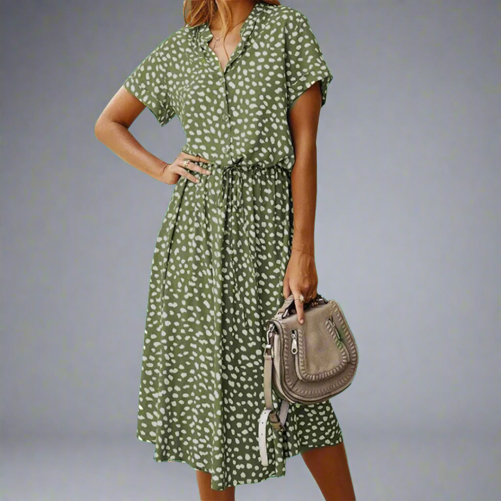 Poletna obleka iz premium materiala