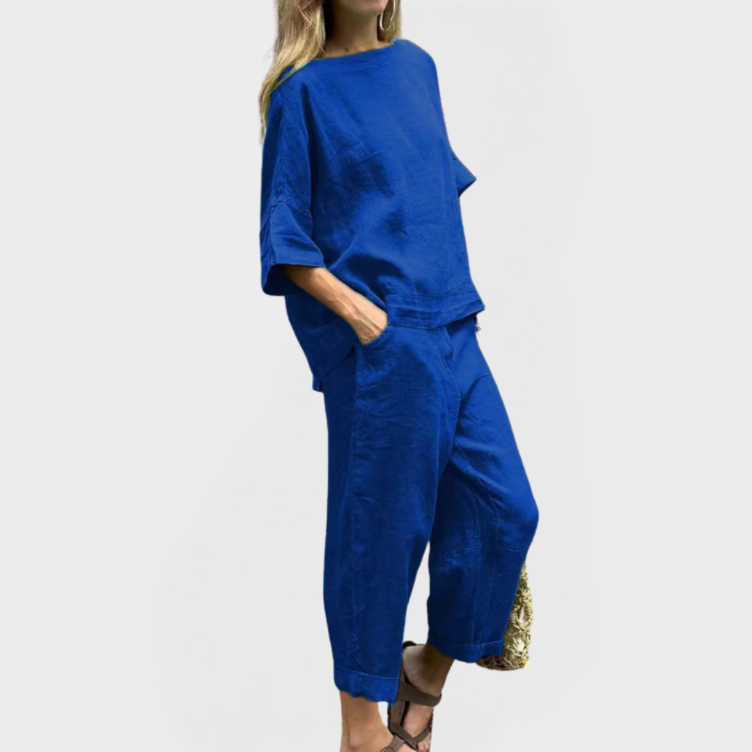 Komplet oblačil z naravnimi motivi