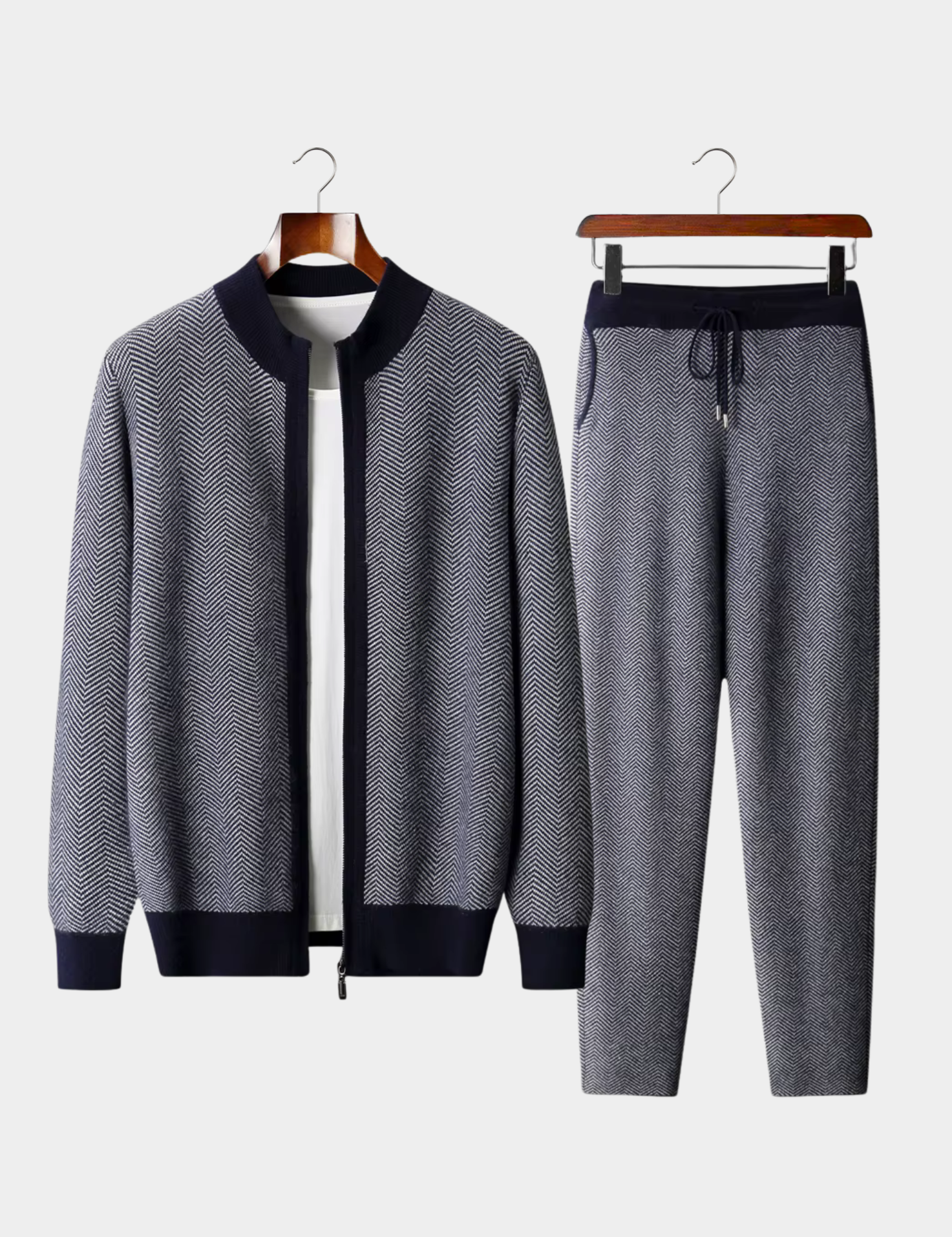 Stil Celje™ | Komplet iz najfinejše merino volne z vzorcem