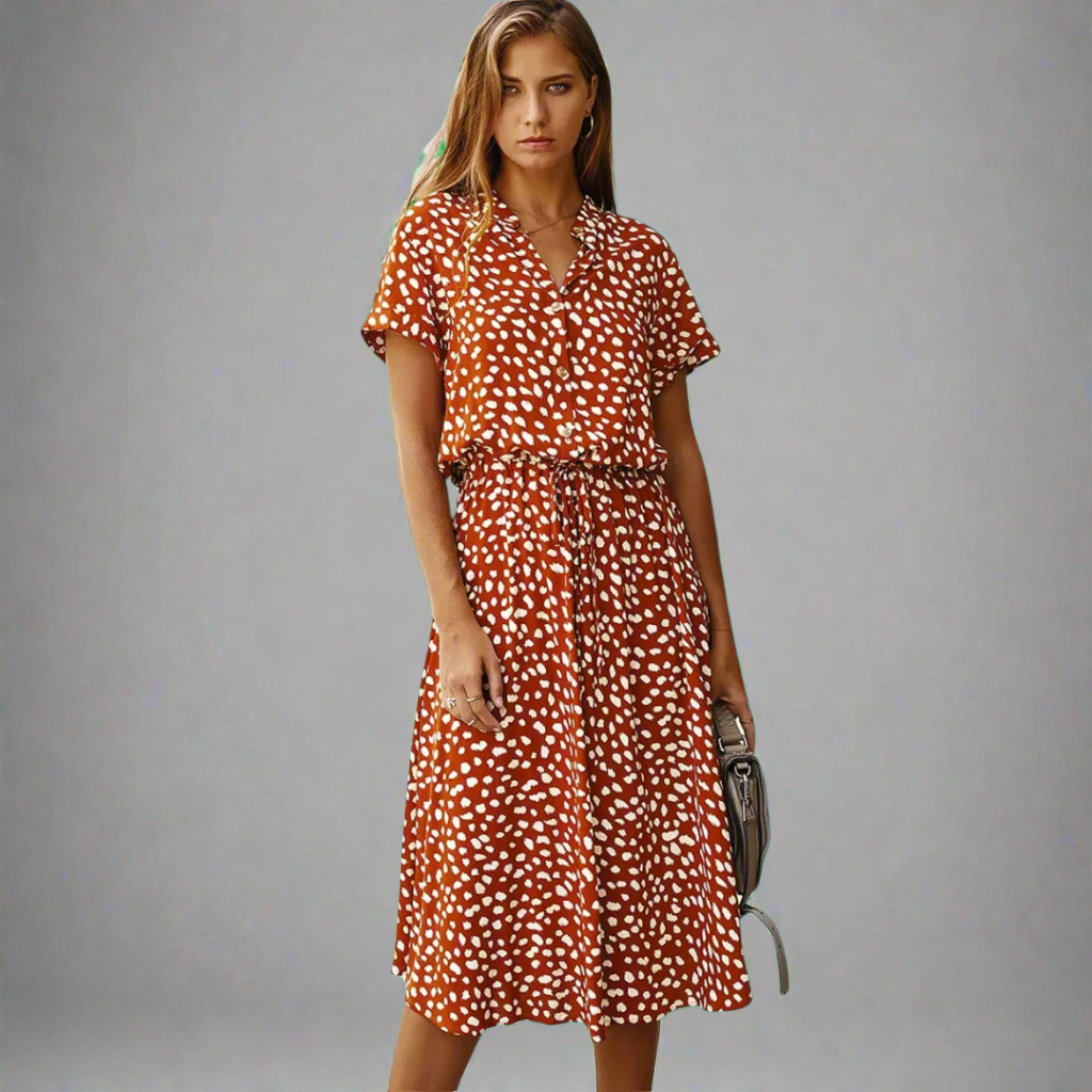 Poletna obleka iz premium materiala