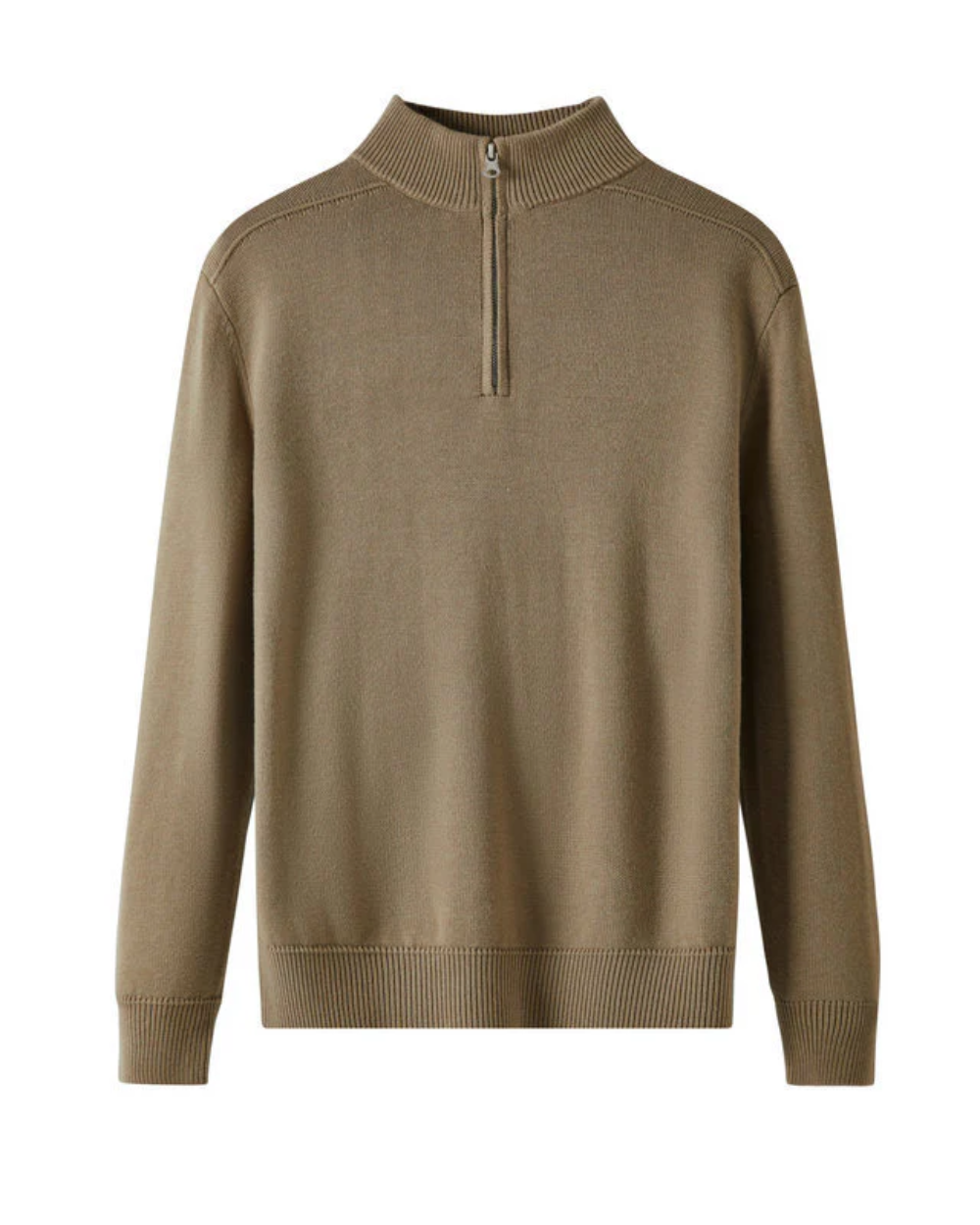 Merino volnen pulover Capri z zadrgo