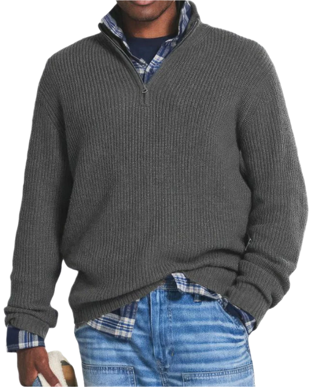 Diego - Zip-Up Pullover