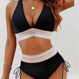 Bikini set z visokim pasom in podporo za trebuh