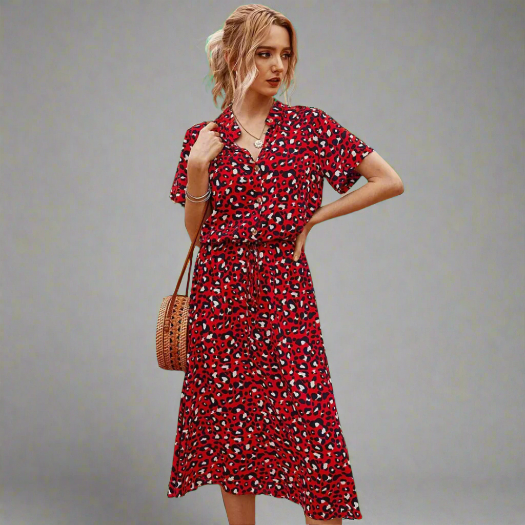 Poletna obleka iz premium materiala