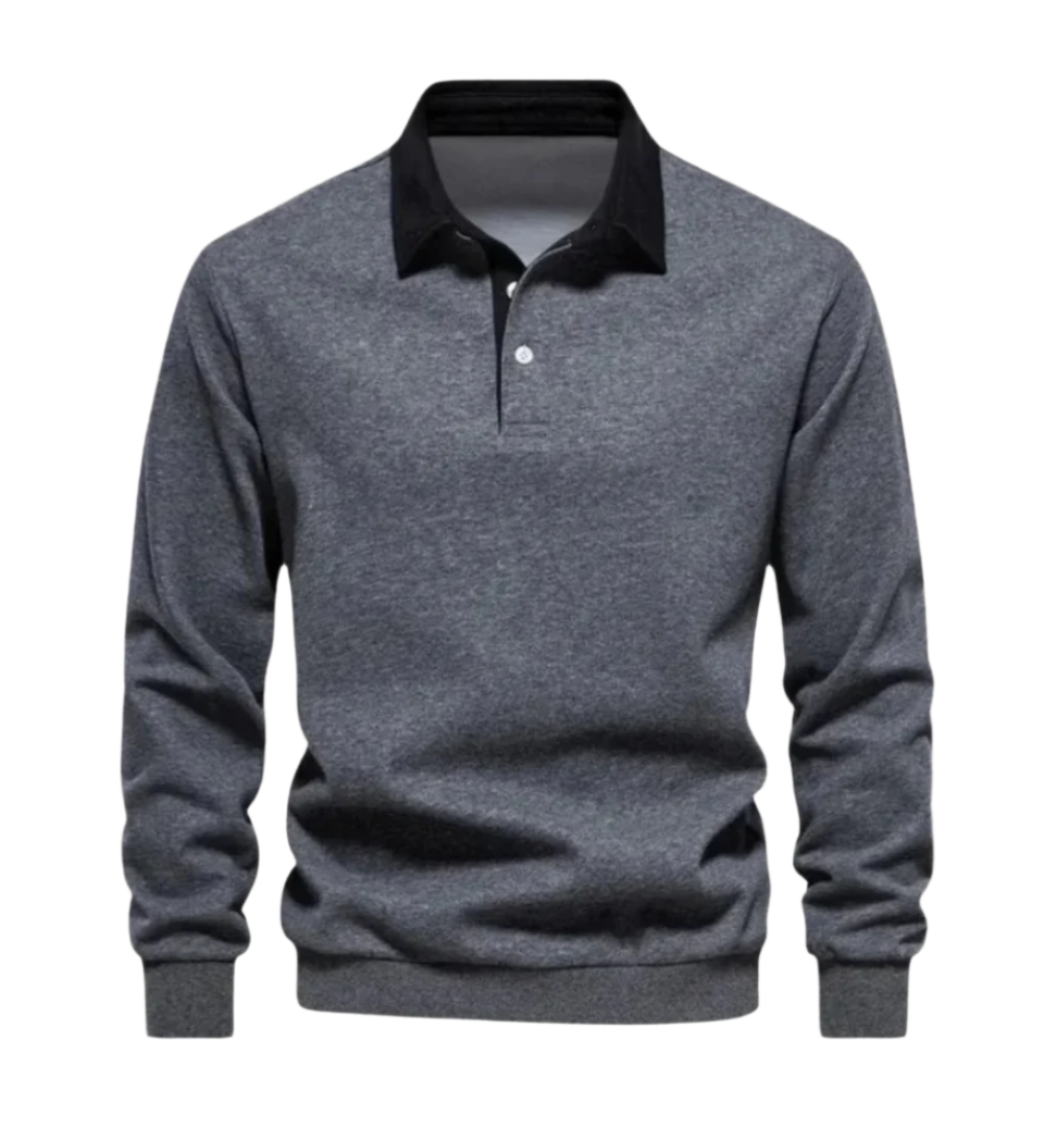 Adrian Casual Polo Sweater