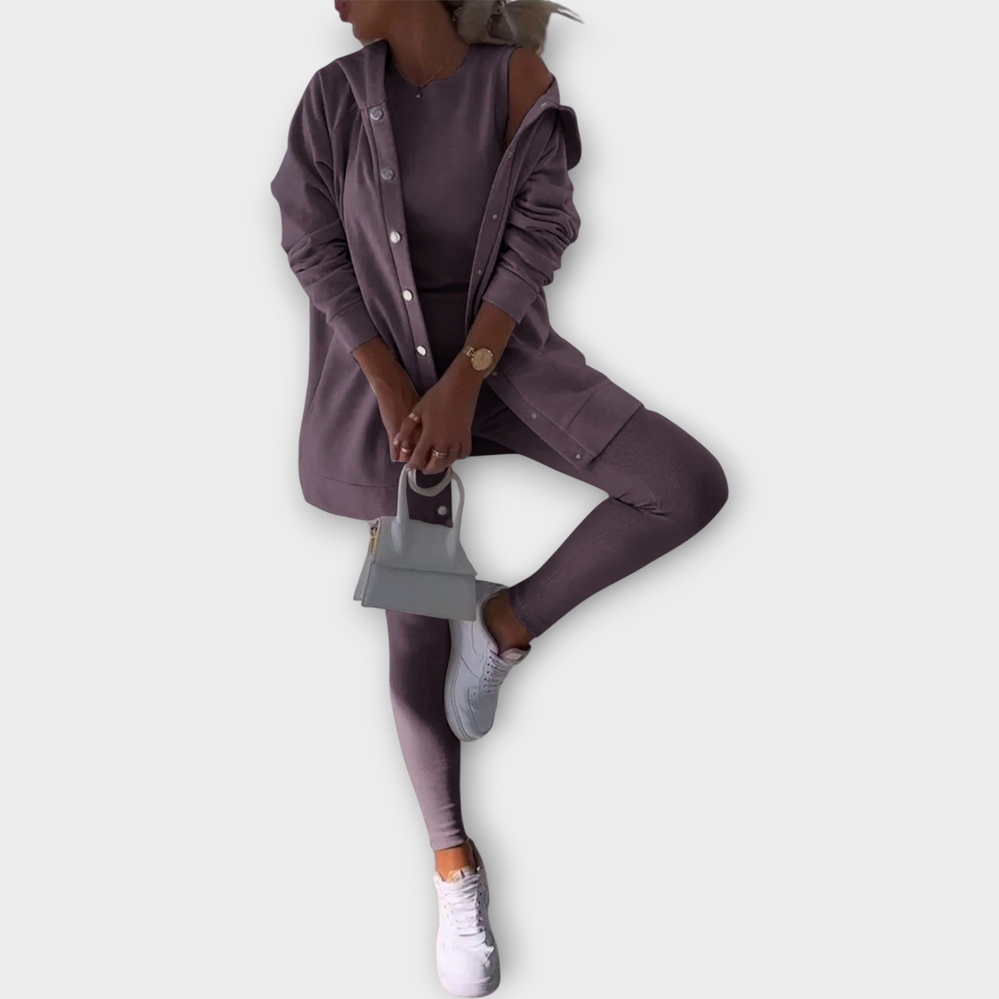 Chic Lounge Set: Brezskrbna Dvodelna Komplet