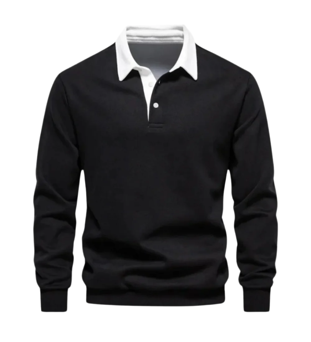 Adrian Casual Polo Sweater