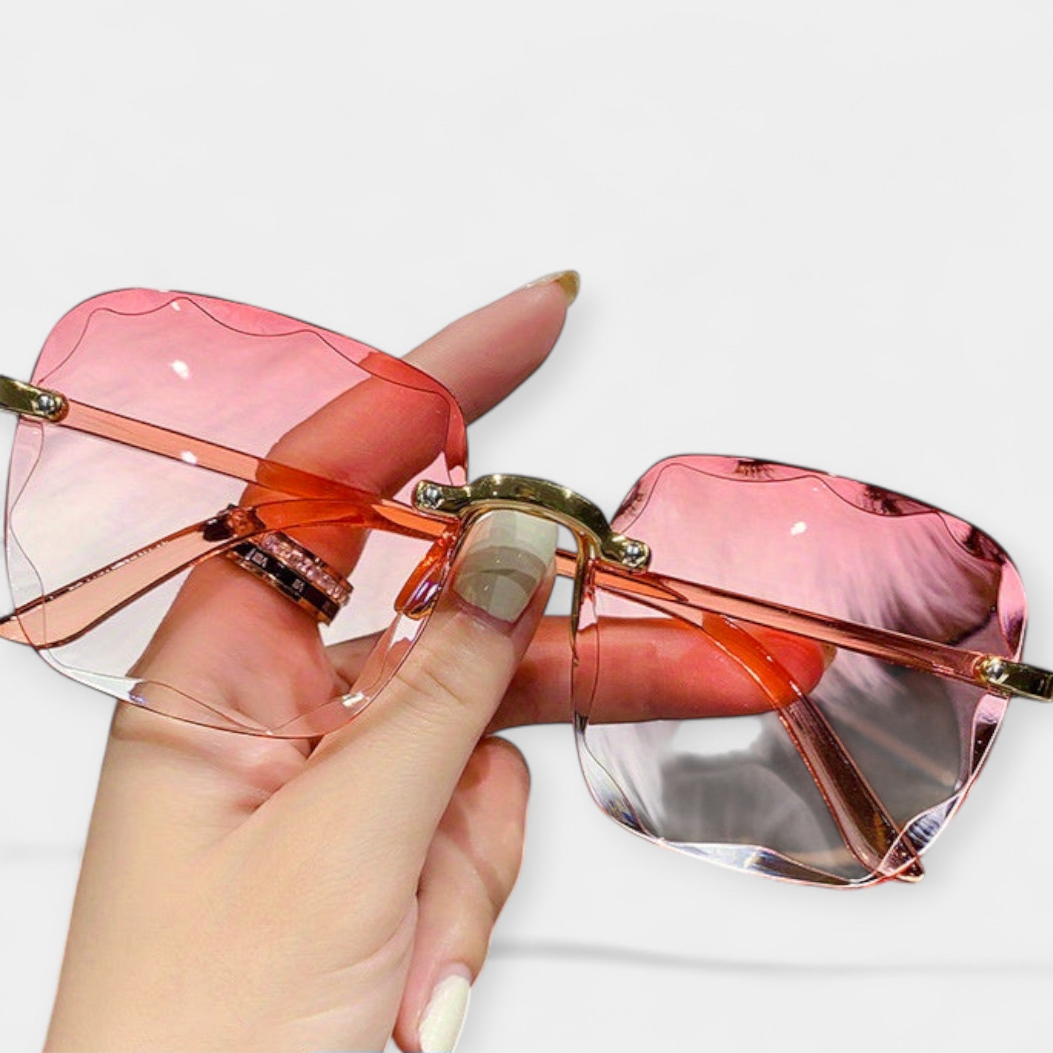 Klasična retro očala brez robov