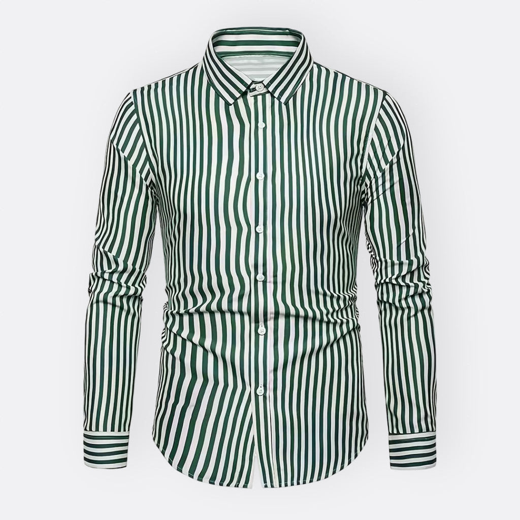 Artur - Camisa Clássica às Riscas