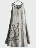 Vestido com casal de patinhos