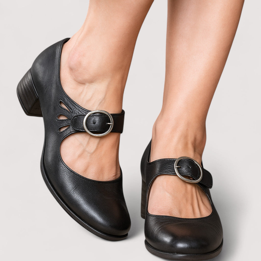 Clara - Scarpin Elegante em Couro Sintético