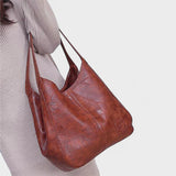 Anica - Retro Leather Handbag
