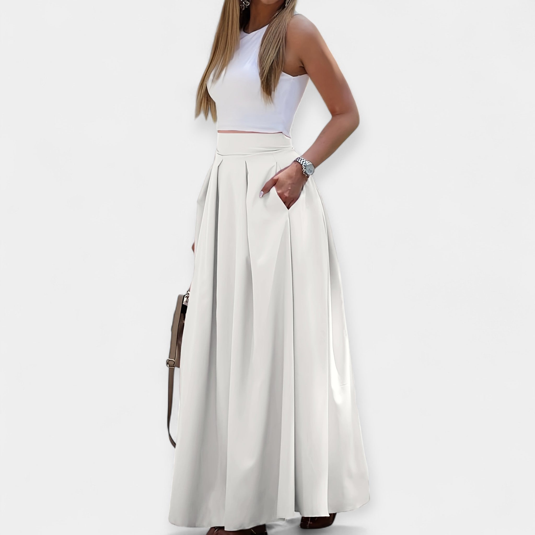 Elegantna midi suknja