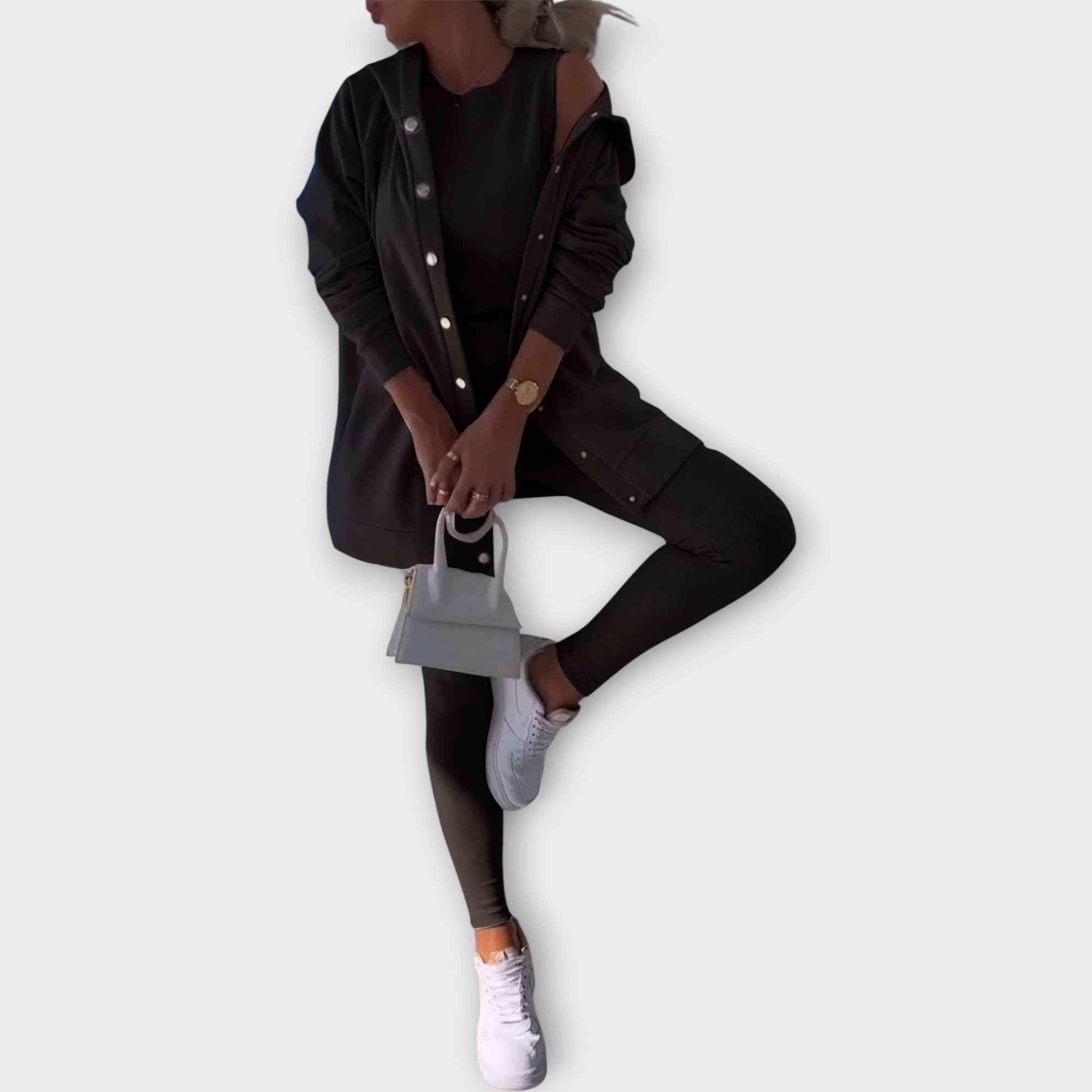 Chic Lounge Set: Brezskrbna Dvodelna Komplet