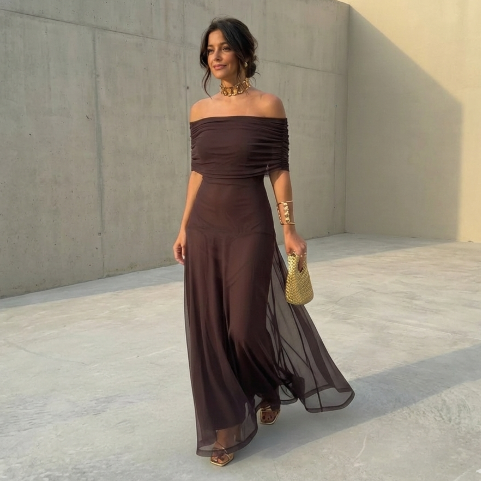 Inês - Ležerna duga haljina elegantnog dizajna