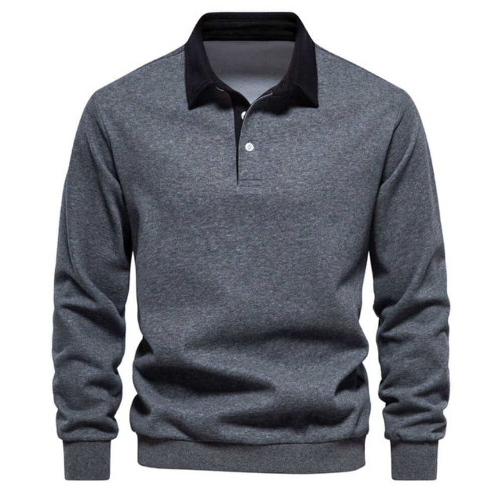 Emil™ | Elegantne dolge rokave Poloshirt meestele