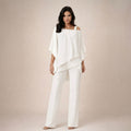 Clara - Conjunto Elegante com Blusa em Camadas