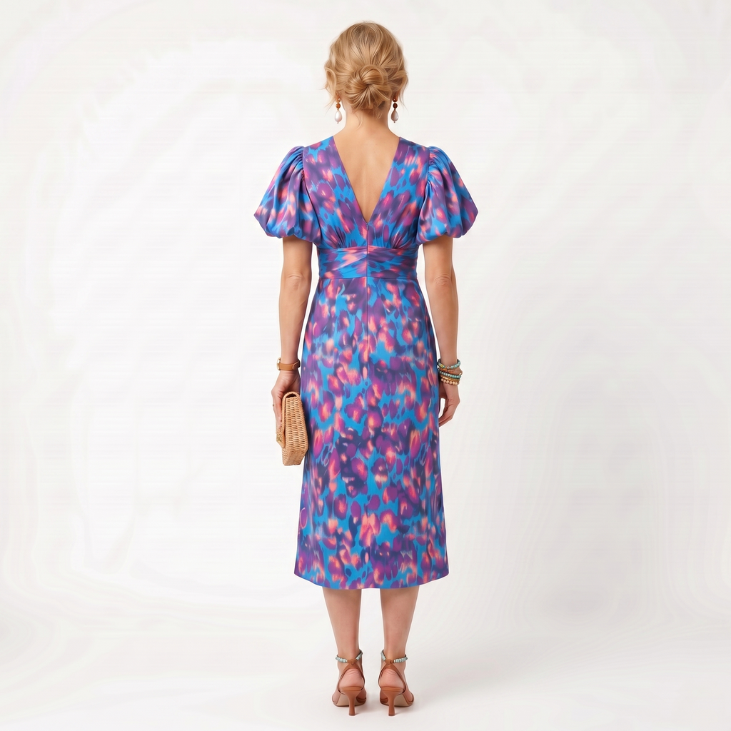 Vanessa - Vestido elegante com decote em V