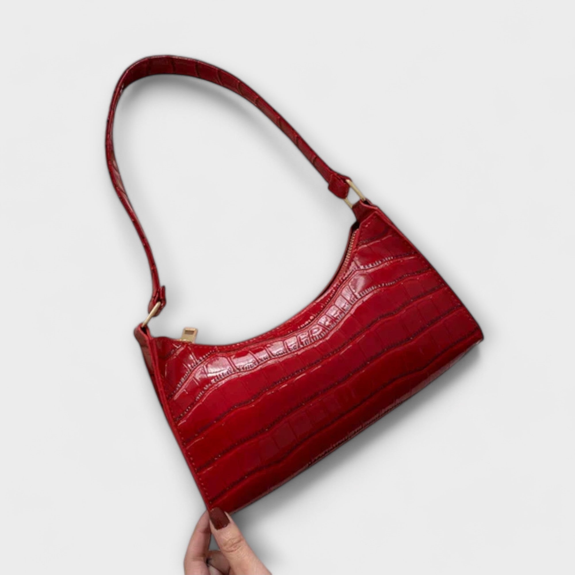 Bernarda - Elegantan Usnjeni Torba sa Sjajem