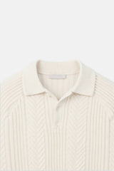 Sweater de Malha Misturada - Relaxada