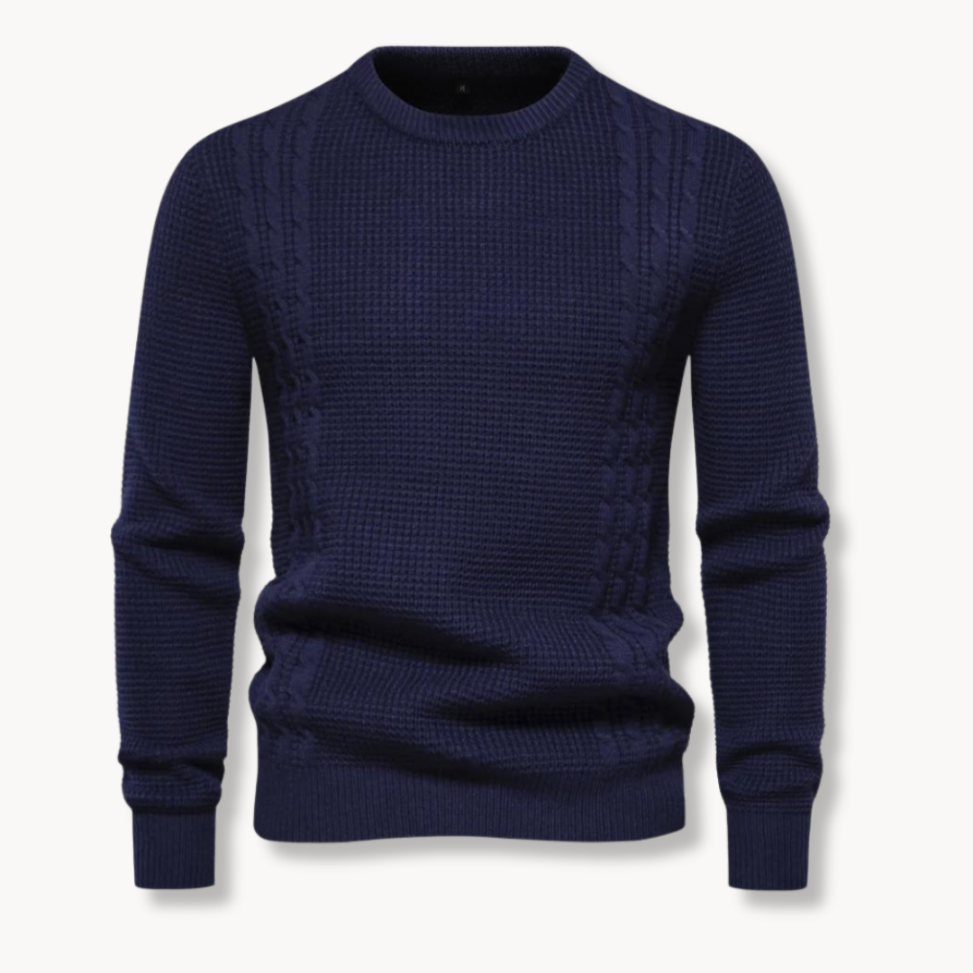 João - Džemper od pletiva u patchwork stilu