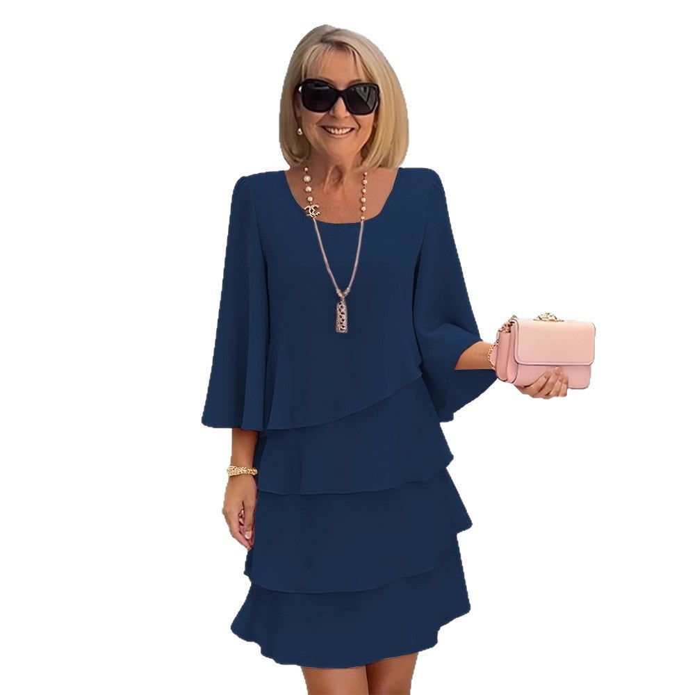 Margarida – Elegantna midi haljina s volanima