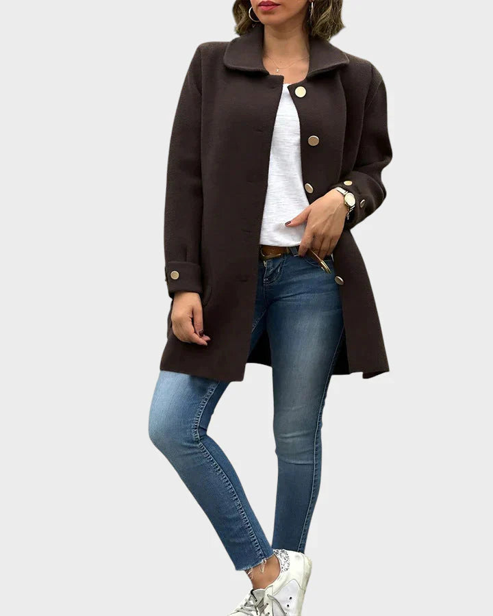 Gaja - Oversize plašč z dolgimi rokavi