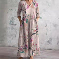 Carolina - Vestido Floral de Verão