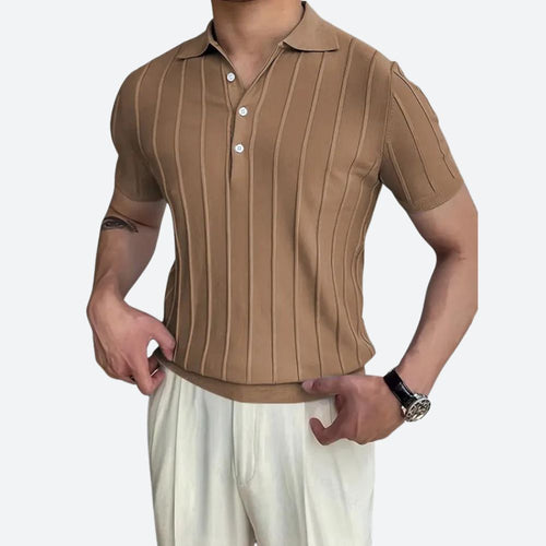 Polo majica – V izrez od rastezljive mješavine