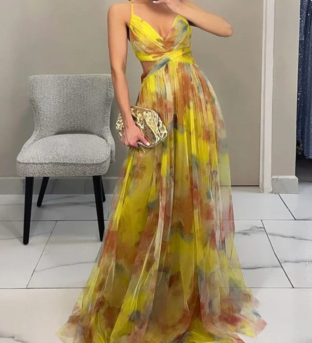 Maria - Elegantna maksi haljina