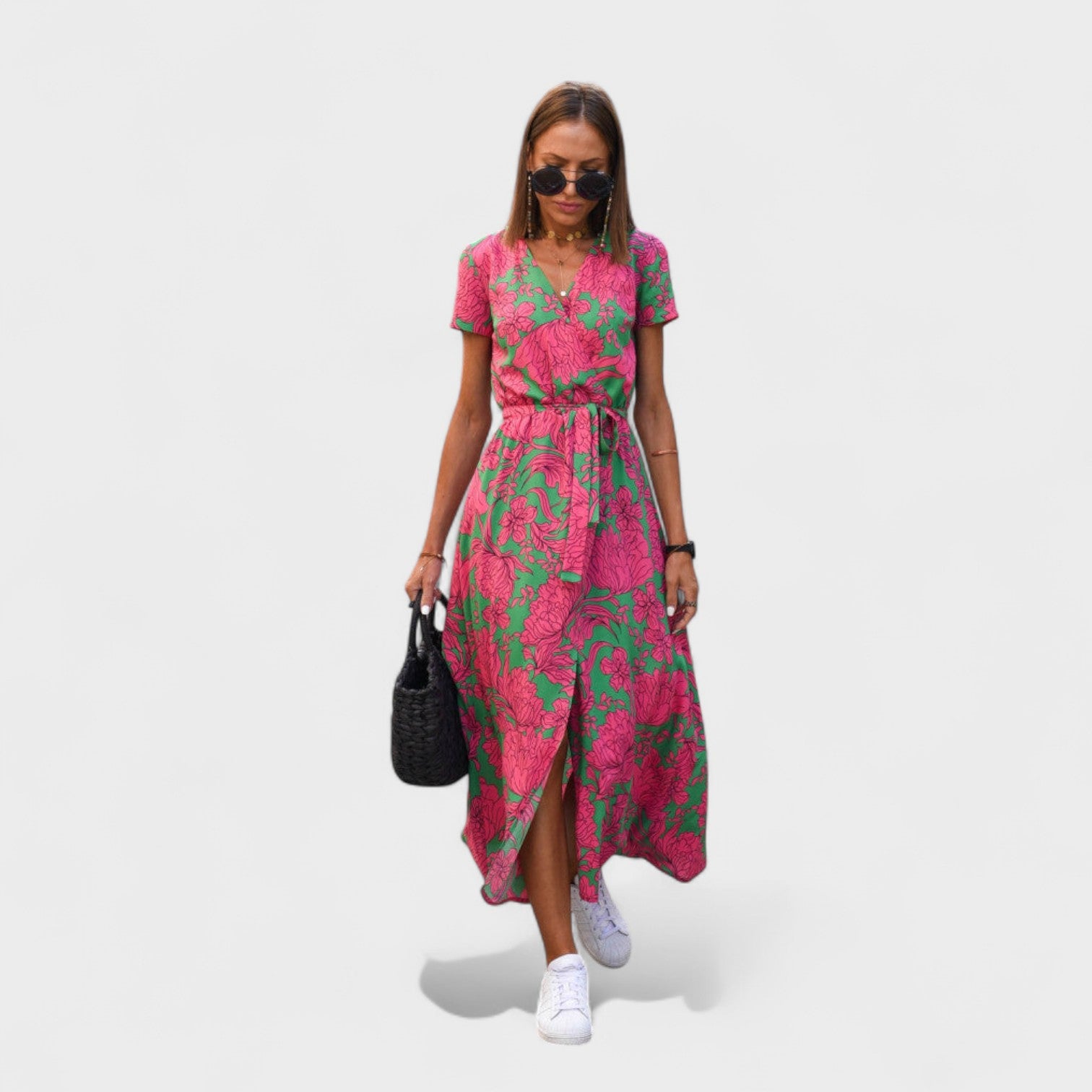 Lírio Rosa - Vestido Boho Chic