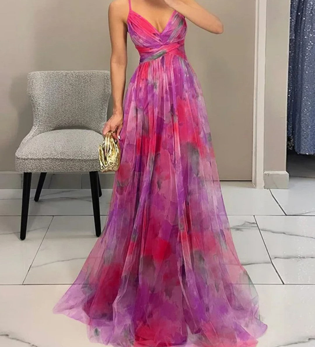 Maria - Elegantna maksi haljina