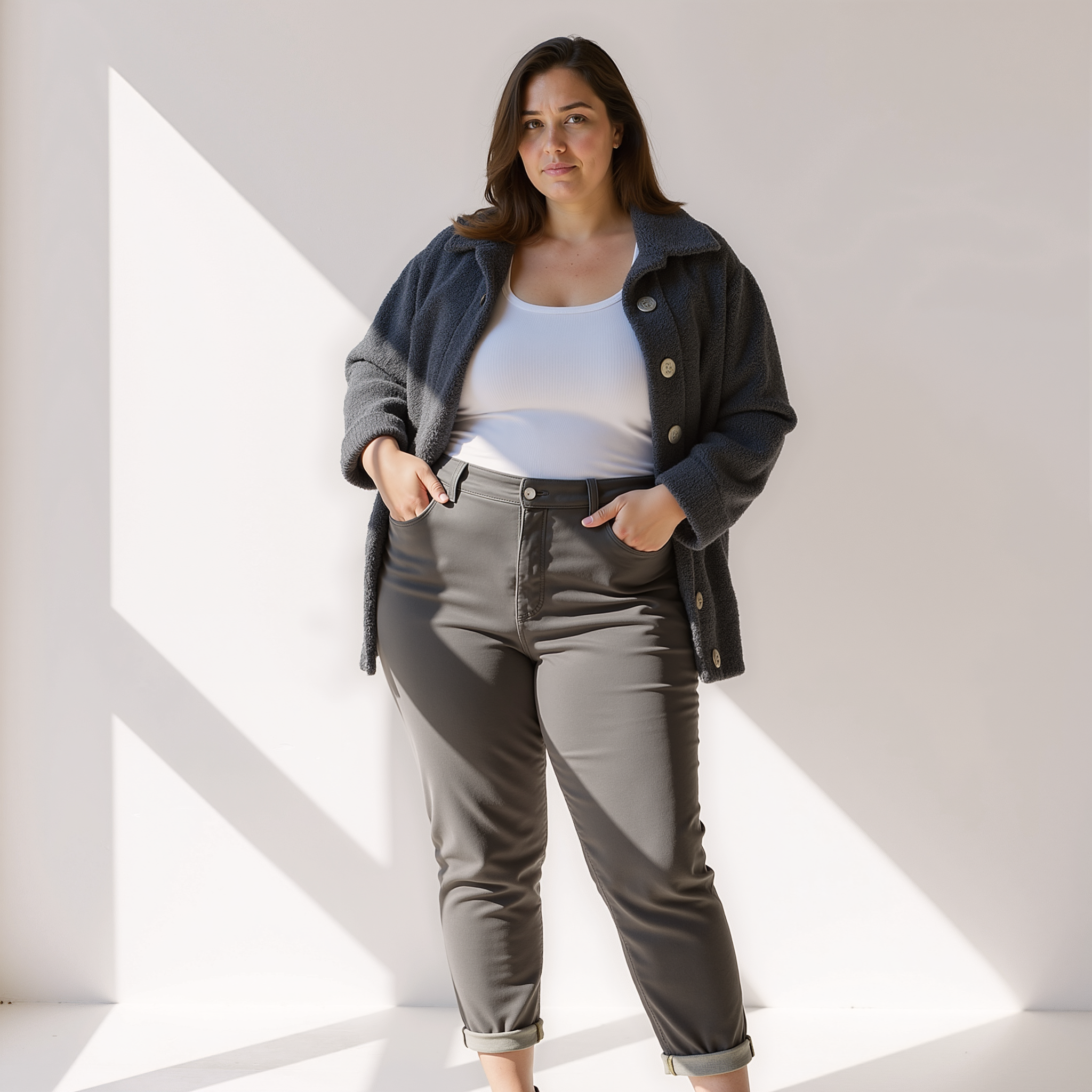 Mila | Fleece jesenska jakna, ki ti daje toploto in samozavest