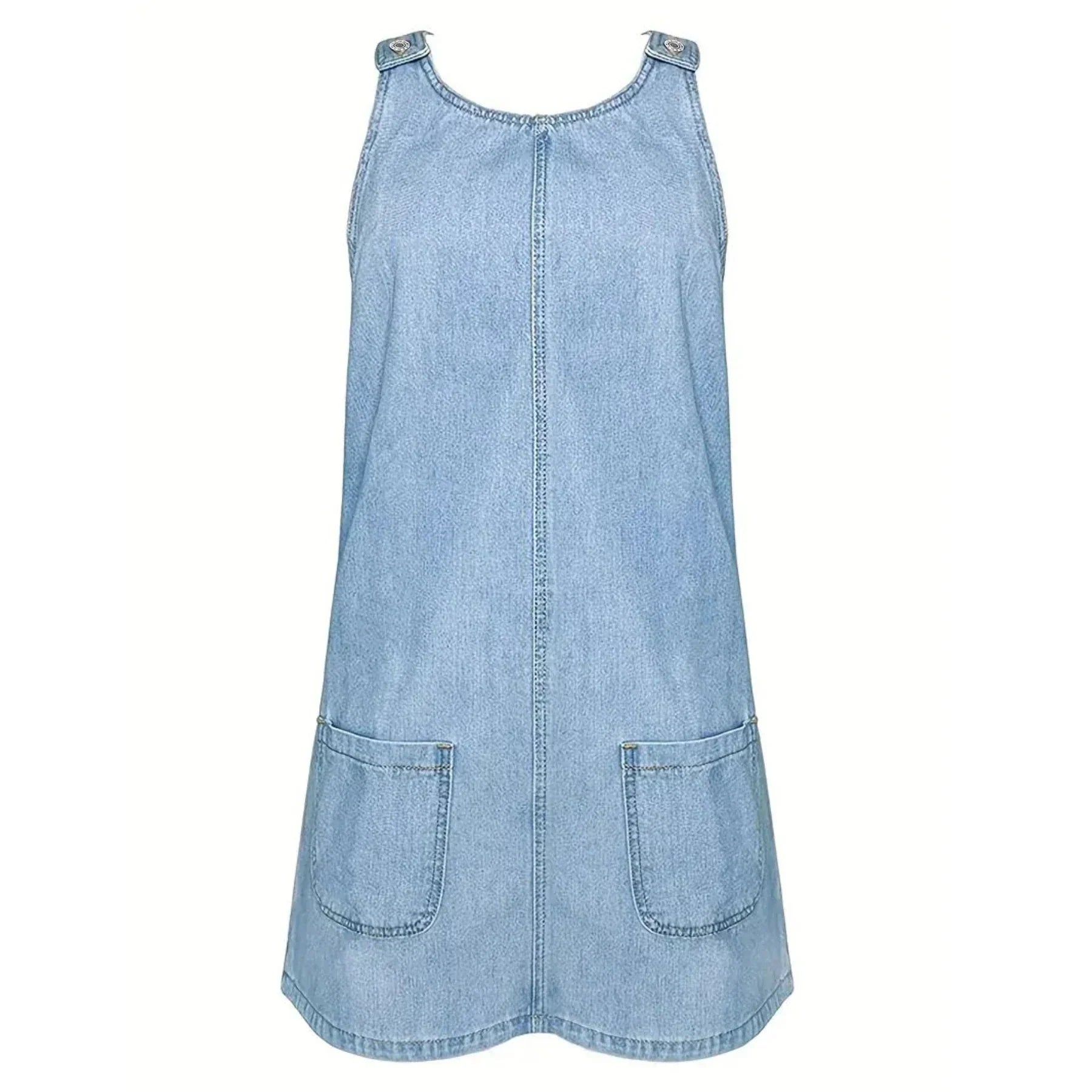 Beatriz - Vestido Relaxado em Denim